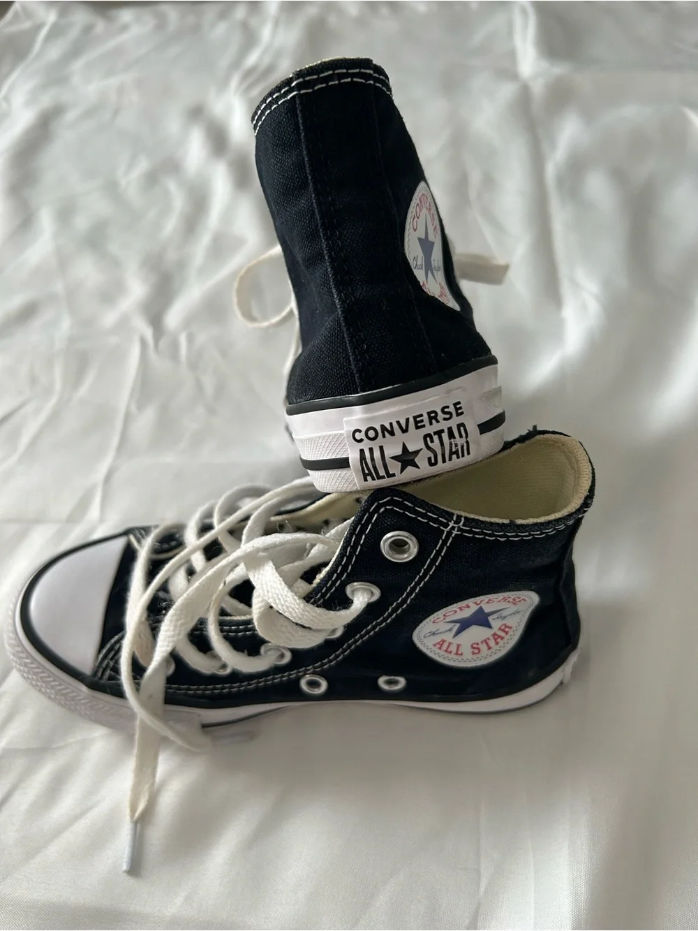 Converse Black & White High Top Sneakers